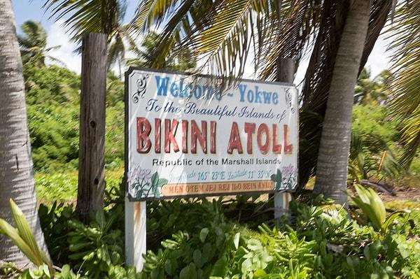 Pasifik Okyanusu'nun Mashall Adaları'nda bulunan Bikini Atoll'un Çernobil'den çok daha radyoaktif atığı olduğu iddia ediliyor.