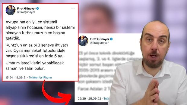 Fırat Günayer'in 1 Sene Arayla Yaptığı Birbirinden Zıt Stefan Kuntz Yorumları Türk Futbol Basınının Özeti Oldu