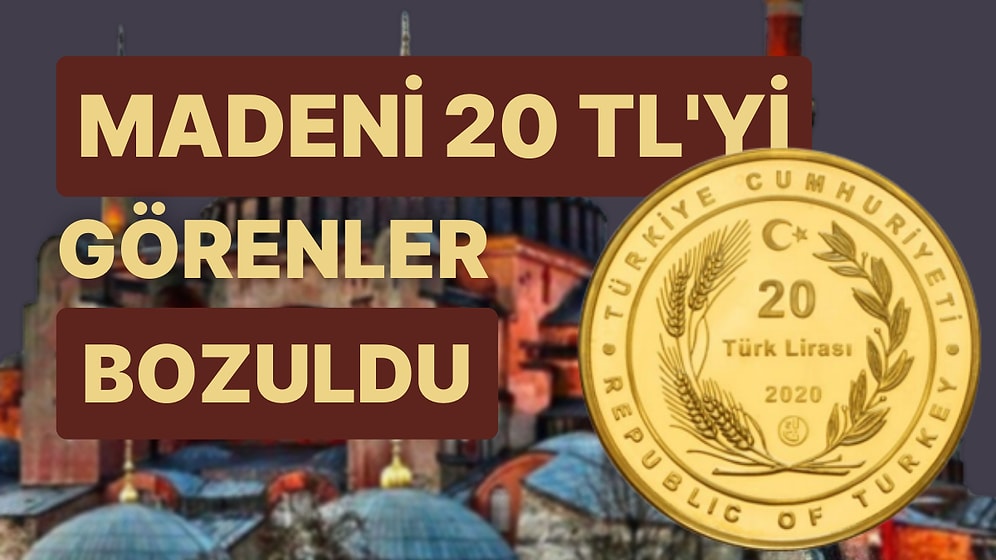 5 TL Derken 20 TL Madeni Para Görüntüsü Sosyal Medyada Yayıldı! 20 TL'lik Bozuk Para Gerçek mi?