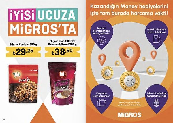 13. Migros Klasik Kahve Ekonomik Paket 200 g 38,50 TL.