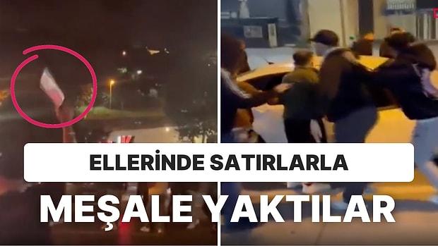 Beşiktaş-Fenerbahçe Derbisi Öncesinde Vodafone Park'ta Satırlı Kavga!