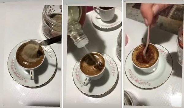Evleneceği kişinin kahvesine kolonya koyan müstakbel gelinin paylaşımı sosyal medyada gündem oldu.