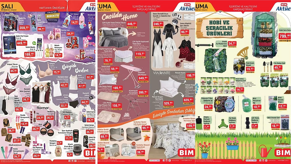 4 - 7 Ekim BİM Aktüel İndirim Kataloğu