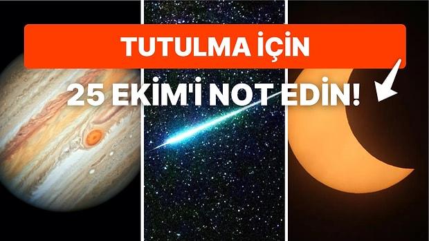 Jüpiter Geceyi Aydınlatıyor, Meteor Yağıyor, Güneş Tutuluyor; Ekim Ayındaki Gök Olayları