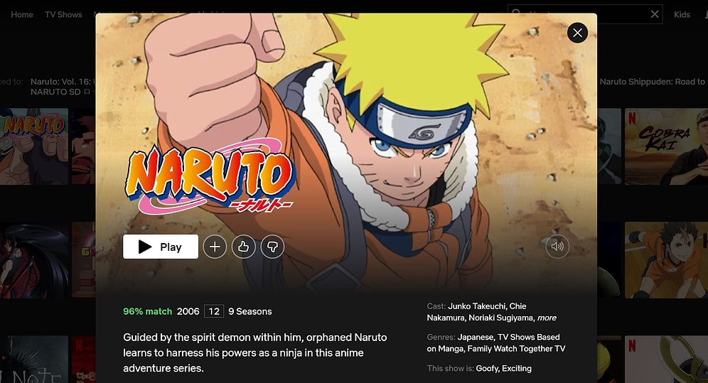 Netflix Will Stop Airing 'Naruto' Before November