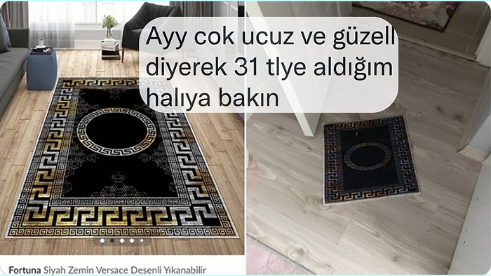 İnternet Üzerinden Satın Alınan Halının Mousepad Kadar Çıkması Viral Oldu