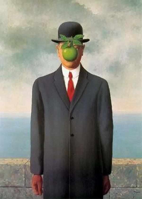 11. İnsanın Oğlu, aslında Rene Magritte'nin bir otoportresi.