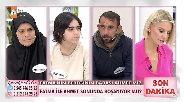 4. Esra Erol'a ve tüm Türkiye'ye damgasını vuran Fatma ve Ahmet çifti, sonunda boşandı! Bebek için yapılan DNA testi sonucu da yine yayında açıklandı!