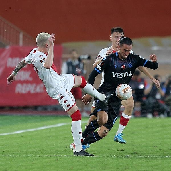 Trabzonspor, UEFA Avrupa Ligi H Grubu üçüncü maçında Fransa temsilcisi Monaco ile karşılaştı.