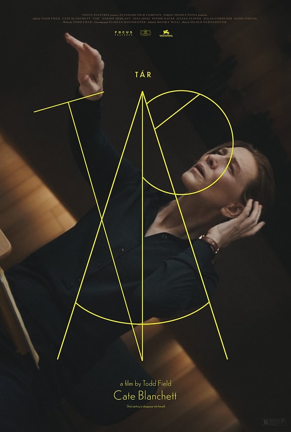 2. Cate Blanchett'in başrolünde yer aldığı Tár'dan yeni bir afiş yayımlandı.