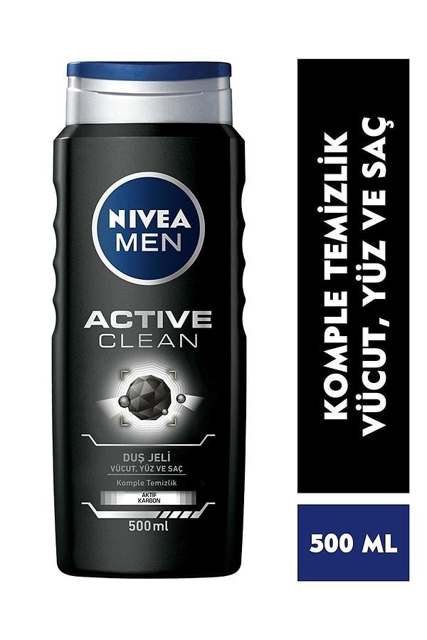 7. Nivea Men Active Clean Duş Jeli