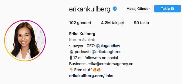 Gelgelelim 4 milyondan fazla kişinin takip ettiği Instagram hesabına… Platformda şimdiye kadar totalde 263 milyon görüntülenmesi olan Erika buradan hiç para kazanamamış! Çünkü Instagram’ın 1 milyondan fazla takipçisi olan içerik üreticilerine ödeme yapmadığını söylüyor…