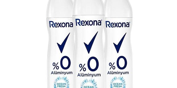 7. Rexona Ocean Fresh %0 Alüminyum Kadın Sprey Deodorant