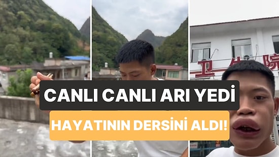 Canlı Canlı Yaban Arısını Yiyen Adamın Hazin Sonu