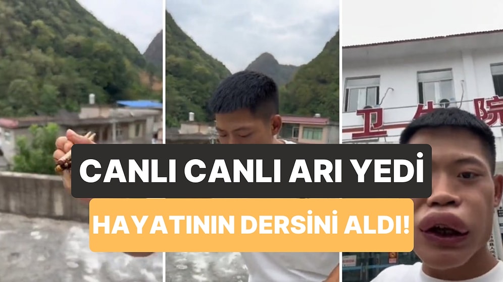 Canlı Canlı Yaban Arısını Yiyen Adamın Hazin Sonu