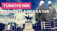 Payitaht Sözcüğünü Ortadan Kaldırarak Başkenti Değiştirdi; Atatürk'ün Günlükleri: 10-16 Ekim