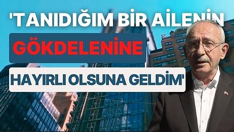 Kılıçdaroğlu, TURKEN'in Gökdeleni Önünden Erdoğan'a Seslendi: 'Samimiysen Gel Buradan Başlayalım'
