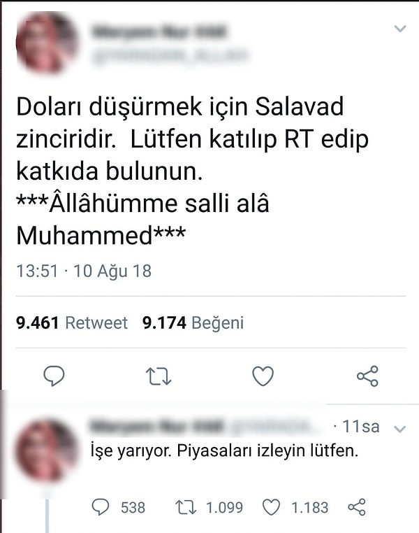 Doları Salavat zinciriyle düşürmeye çalışanı bile gördü bu gözler, her yavrum hey!