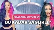 15 Yıldır Ayda Sadece 1 Kez Saçlarını Yıkayan Kadın, Sağlıklı Saçlarını Buna Borçlu Olduğunu Söyledi