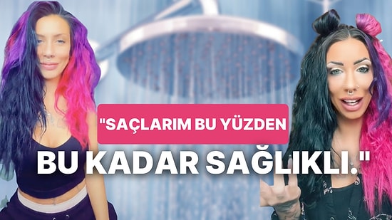 15 Yıldır Ayda Sadece 1 Kez Saçlarını Yıkayan Kadın, Sağlıklı Saçlarını Buna Borçlu Olduğunu Söyledi