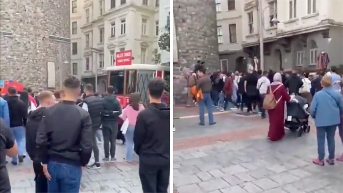 Bir Kişi Galata Kulesi'nden Atlayarak İntihar Etti!