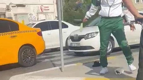 İstanbul'da Taksici Dehşeti: Bıçak Çekti, Ezmeye Çalıştı