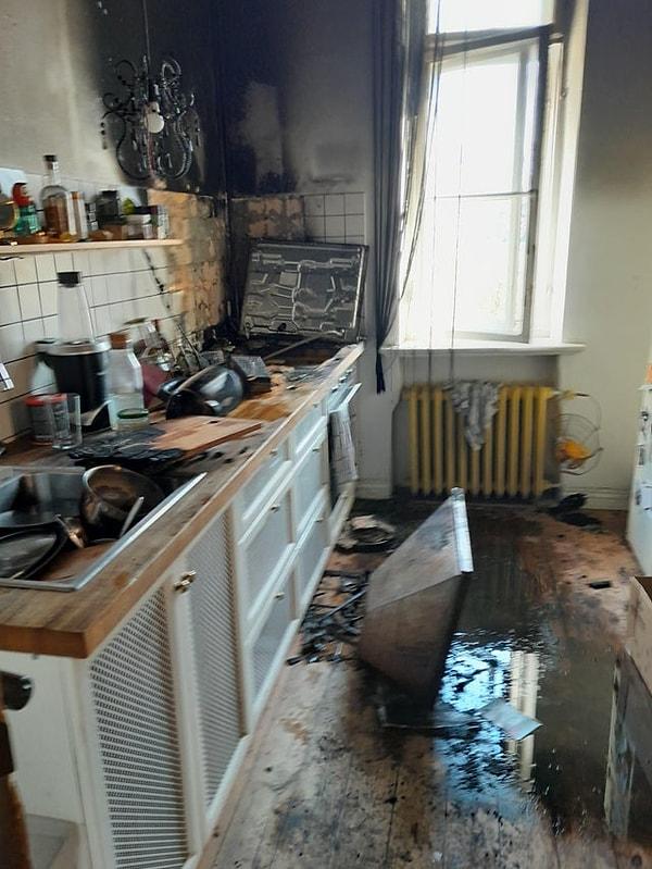 5. "Mutfağım yandı"