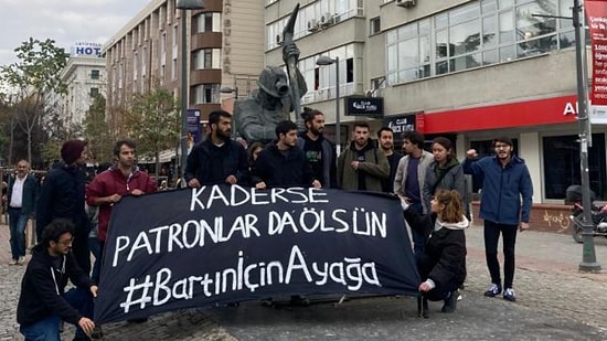 Maden Faciası Protestosu: 'Kaderse Patronlar da Ölsün'