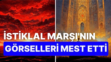 Bir Kullanıcı İstiklal Marşı'nın Yapay Zeka Görüntüsünü Merak Edip Görselleştirdi Sonuç Herkesi Hayran Bıraktı