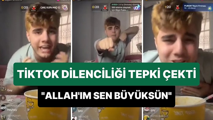 TikTok Canlı Yayınında Dilencilik Yapan Gençlerin Görüntüleri Tepki Çekti: 'Allah'ım Sen Büyüksün'