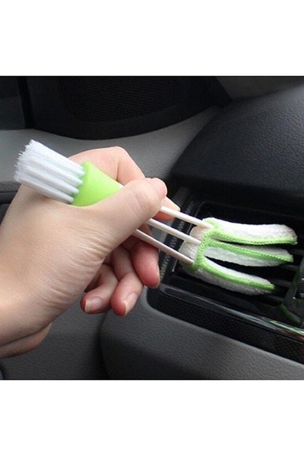 5. Bu çok amaçlı temizlik fırçası ile, arabanızın klimasını, klavyenizi ve panjurları kolaylıkla temizleyebilirsiniz.