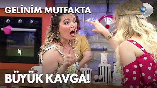 Türk televizyonlarında yayınlanan her program gibi konsepti dışına kayan Gelinim Mutfakta, bol tartışmalı bol kavgalı bölümlerle ekranlarımıza geliyor.