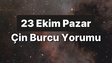 23 Ekim Pazar Çin Burcuna Göre Günün Nasıl Geçecek?