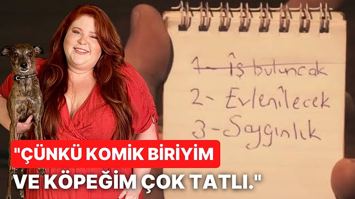 Doğru Kişiyi Bulabilmek İçin "Benimle Neden Sevgili Olmalısınız?" Başlıklı Sunum Hazırlayan Kadın