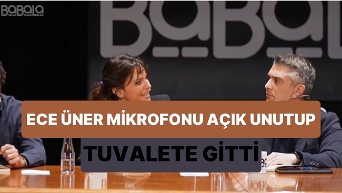 Ece Üner, 'Mevzular Açık Mikrofon'da Tuvalete Giderken Mikrofonu Açık Unutunca Salon Kahkahaya Boğuldu