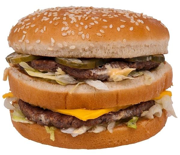 5. McDonald's Big Mac hamburger 492 kalori.