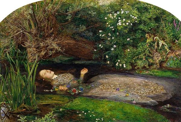 52. 1852: "Ophelia", John Everett Millais