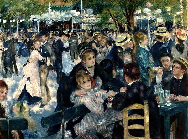 76. 1876: "Dance at Le moulin de la Galette", Pierre-Auguste Renoir