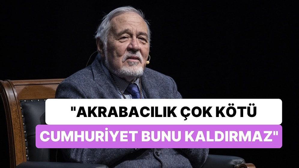 İlber Ortaylı'dan Nepotizm Uyarısı: "Cumhuriyet Akrabacılığı Kaldırmaz"