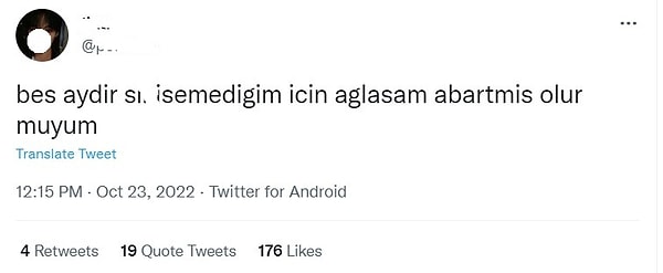 13. Böyle şeyler yazan kadın hesaplarının tamamının erkek olduğundan emin gibiyim.