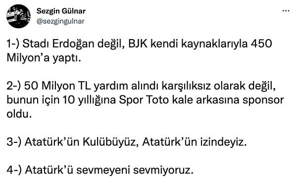 Bir Beşiktaş kongre üyesi ise şunları kaydetti.