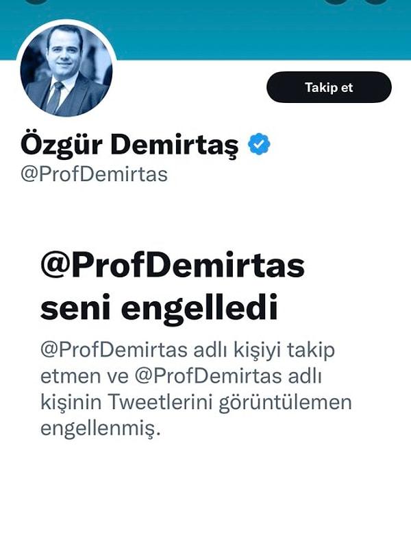 Bunun üzerine Demirtaş, genel olarak tartışmalarda kullandığı sosyal medyanın kendine verdiği hakkı kullanarak Kıraç'ı engelledi ve kızılca kıyamet burada koptu.