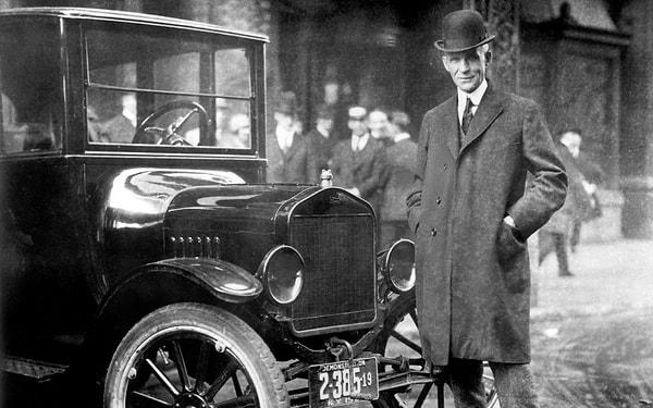8. İlk seri üretim araba ise 1908 yılında banttan indi!
