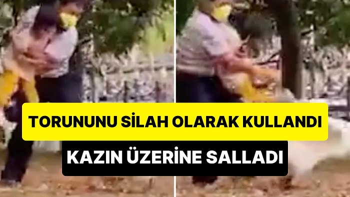 Üzerine Gelen Kazdan Kurtulmak İçin Torununu Kazın Üzerine Sallayan Dede