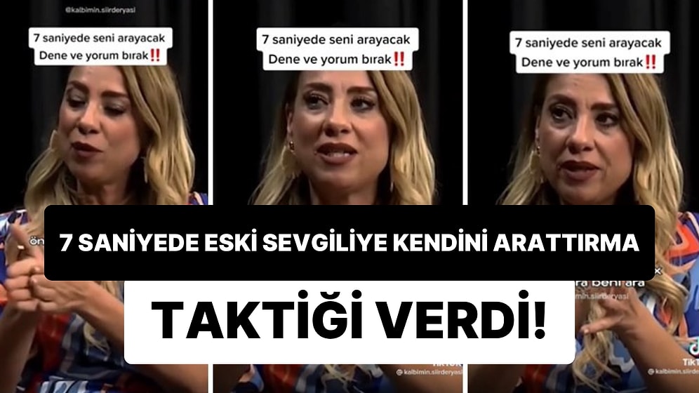 Jöle Kıvamında Enerji Kanalı Açarak '7 Saniyede Eski Sevgiliye Kendini Arattırma' Taktiği Veren Kuantum Koçu