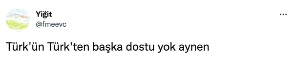 6. Türk'ün Türk haricinde düşmanı da olmayabilir.