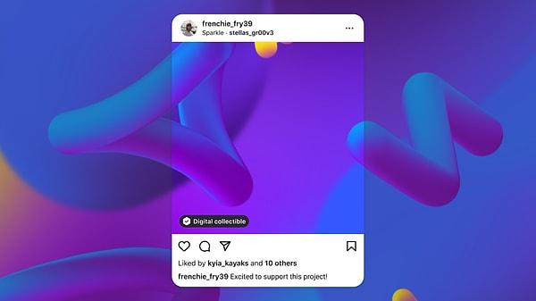 Meta dün paylaştığı bir güncellemeyle Instagram'daki içerik üreticilerin NFT'lerini Instagram dışındaki platformlarda da satabileceğini açıkladı.