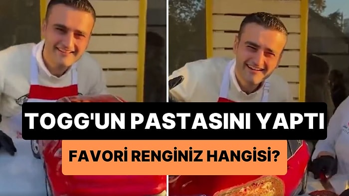 CZN Burak, TOGG'un Pastasını Yaptı: 'Sizin Favori TOGG Renginiz Hangisi?'