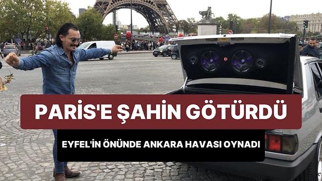 Türkiye'den Paris'e Şahin Götüren Adam, Eyfel Kulesinin Önünde Ankara Havası Oynadı