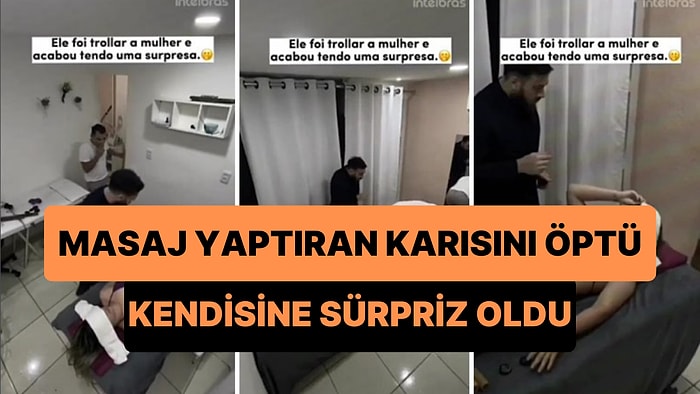 Masaj Yaptıran Karısını Dudağından Öptü: Kadın, Öpenin Masör Olduğunu Düşününce Olanlar Oldu